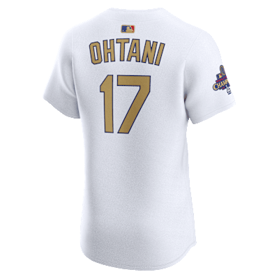 Shohei Ohtani Los Angeles Dodgers 2024 World Series Champions Gold